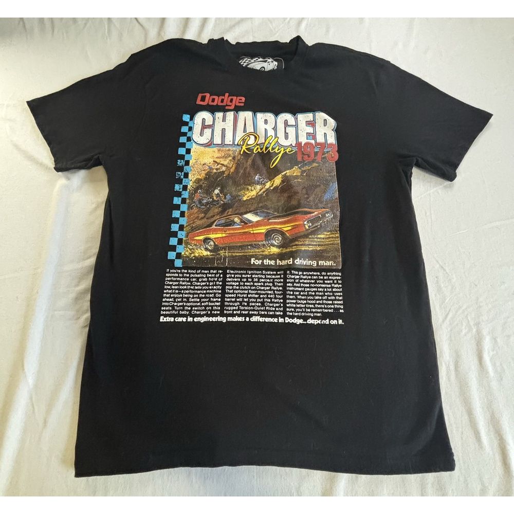 Dodge Charger Rallye 1973 Graphic T-Shirt Dodge x Reason Limited Edition L